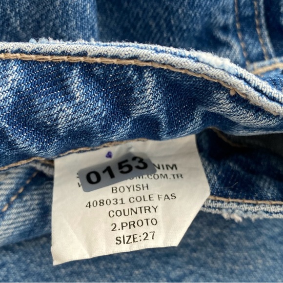 Boyish jeans size 27.   Button closure. Unique front pockets. NWT - Picture 11 of 11